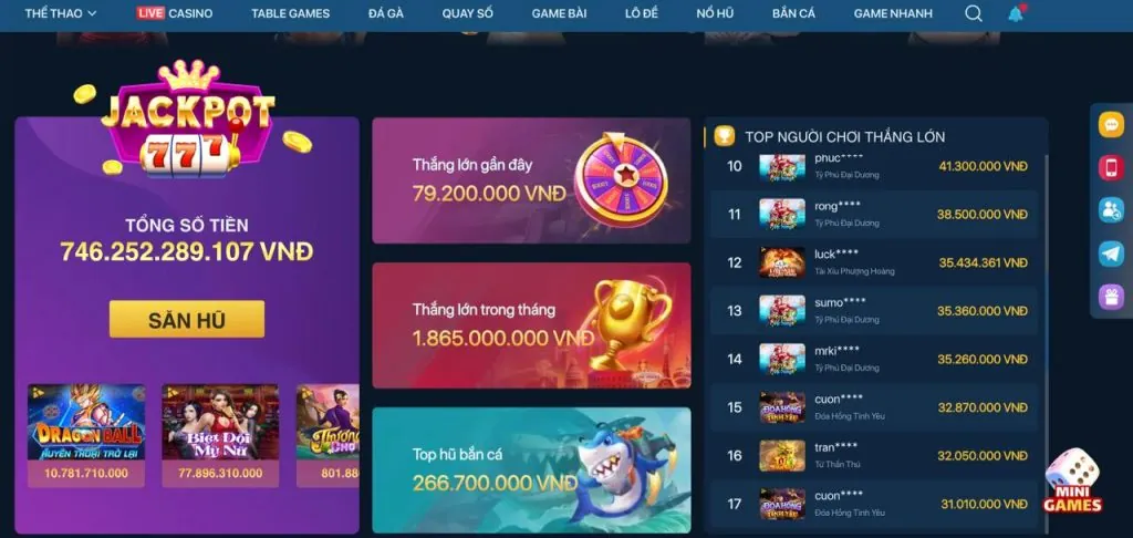 Hoàn trả hàng tuần cho slot game 8ket app